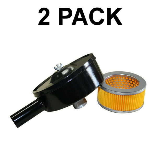 Compressor Air Intake Filter Metal Body 1//2 MPT With Paper Cartridge